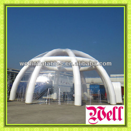 hot sale inflatable transparent tent/ clear dome tent/ igloo tent for sale