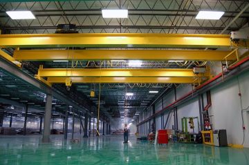 europe type double girder overhead crane 16 ton indoor use