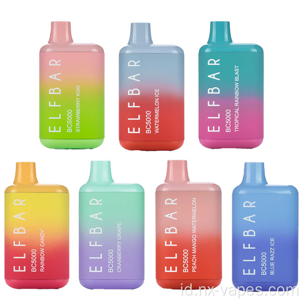 ELF Bar BC5000 Puffs E-rokok Rusia