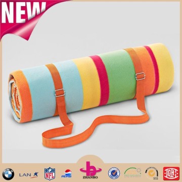 2015 Printed foldable outdoor lightweight picnic fleece blankets/waterproof gift picnic blankets/cheap portable outdoor rug mats