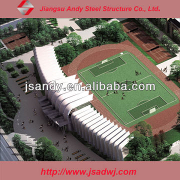 Andy large span dome sports hall steel structure