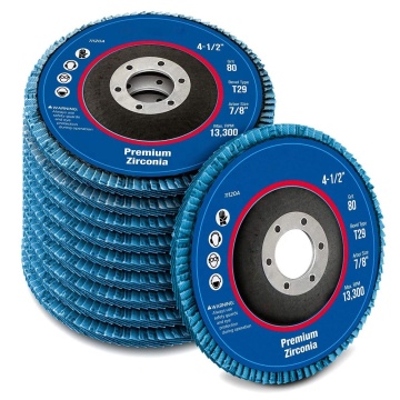 80 Grit Zirconia Flap Disc 115mm T29 for Stainless Steel Grinding