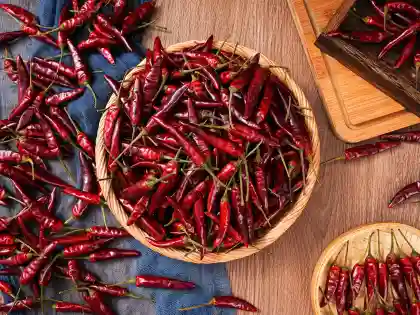 Strictly select spicy dried chili peppers