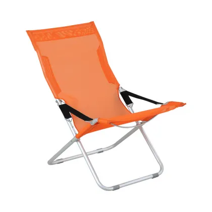 Sunshine Hardwood Folding Polyester Beach Chair - Adjustable Camping Recliner