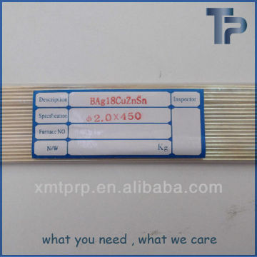 Phos copper silver brazing alloys