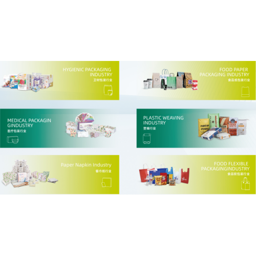 MATER Série 8 Cores sem engrenagem Máquina de impressão FlexO sem engrenagem