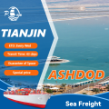 Frete marítimo de Tianjin a Ashdod