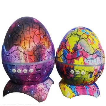 Hot Sale Dinosaur Egg LED Star Projector with Speaker - Ocean Wave Night Light for Bedrooms