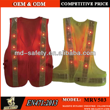 Hihg Quality Flashing LED Safety Vest With best price