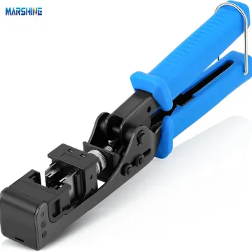90°Angled Speed RJ45 Termination Keystone Network Module Crimping Tool