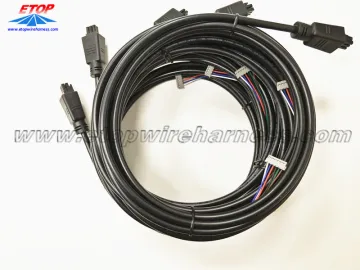overmolded micro-fit connector to IDC connector assembling