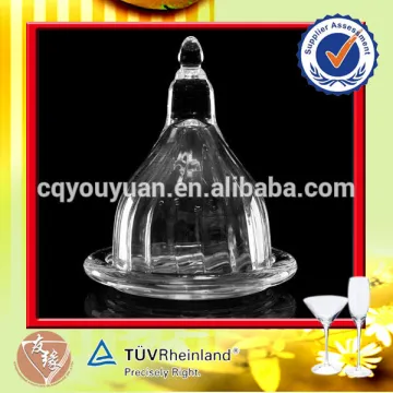 Premium small glass cake stand set