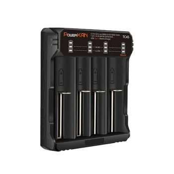 TC4S Smart 12V Li-ion 4-Slot Battery Charger - Multi-Functional Multipurpose Charger