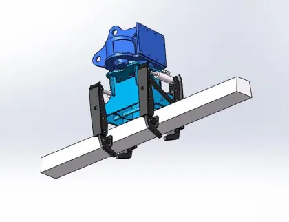 Sleeper Grapple for Railway Maintenance Sleeper Handling