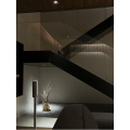 Frameless Interior Aluminum Glass Stair Railing Systems