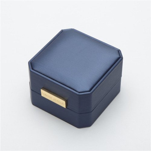 High-end Pu Leather Jewelry Box with logo