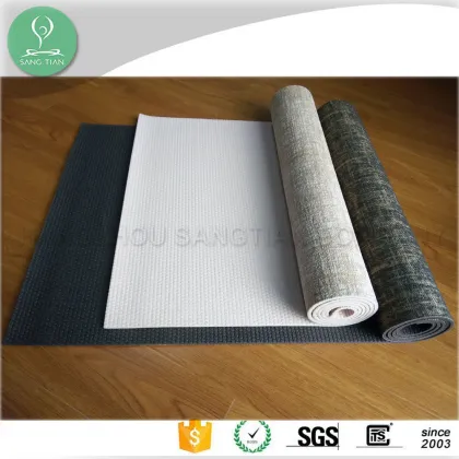 custom print eco yoga mats/eco jute yoga mats