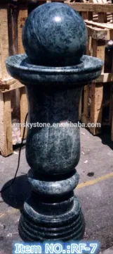 RF-7 grey marble indoor rolling marble ball fountain