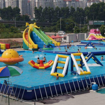 PVC Outdoor Steel Framed Swimming Pools 25x50x1.32M