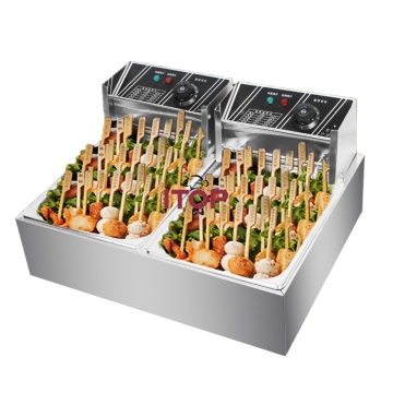 High Quality Double Basin Oden Hot Pot Kanto Cooking Machine