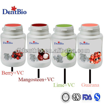 100% Natural Xylitol Bottle Packing Chewing Gum