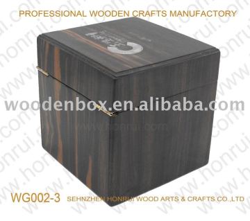 ebony wooden gift packaging case