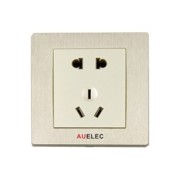 2 pin and 3 pin universal wall electric plug socket