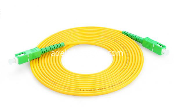 SC APC-SC APC singlemode simplex patch cord