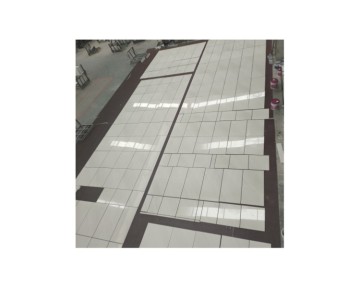 Modern Villa Decor: Polished Bianco Polaris White Marble Slabs & Onyx Tiles with 1-Year Warranty