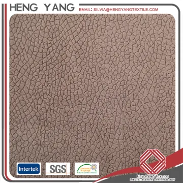 Latest Design Brushed Polyester Velvet Upholstery Textile Burnout Check Fabric