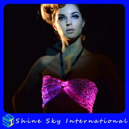 Super Quality New Arrival Plenty Of Stock Print Wire Light Up Bra