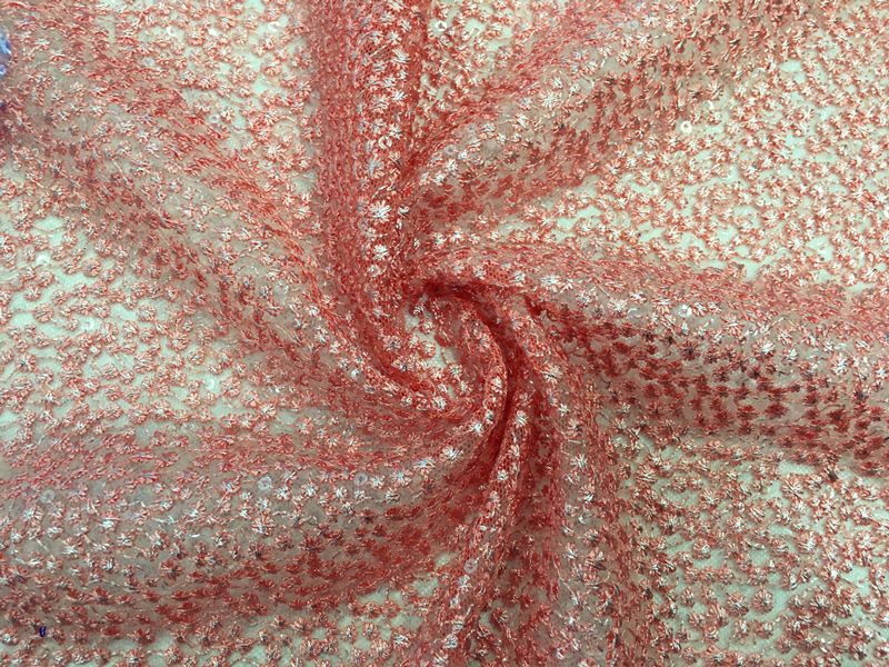Embroidery Fabric With Foil