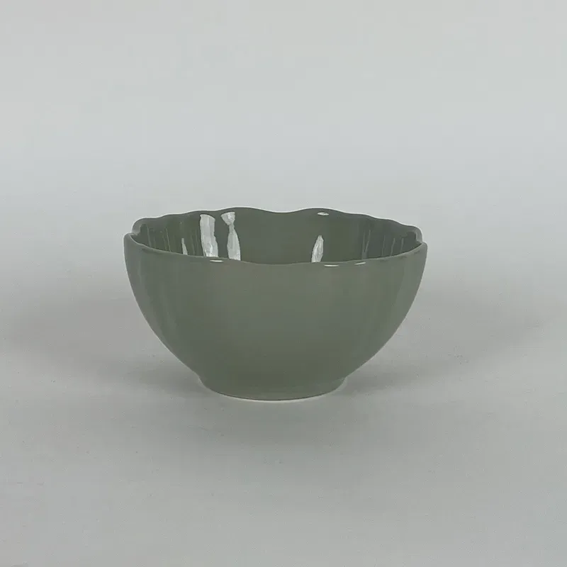 4.5 Inch Stoneware Ceramic Porcelain Bowl with Painting Colors