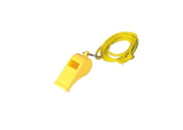 Creen Hiking And Travel Emergency Whistle Pp Promotional Keychains With Lanyard 30573
