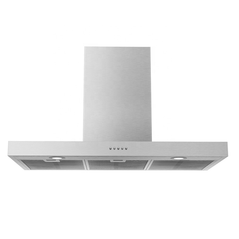 New Design T Shape Model 900mm Big Motor Sucking Power Cooker Hood T Shape Hood Vietnam Range Hood