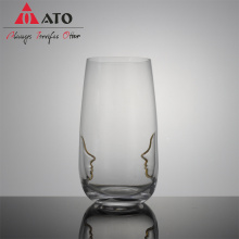 Copas de vinos transparentes sin plomo vaso de cristal sin tallo