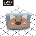 Cartoon pig pattern PU credit id card holder