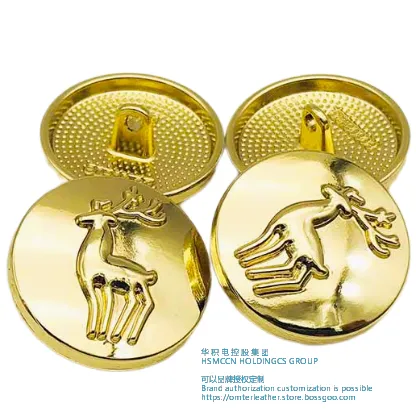 Deer round button versatile clothing style