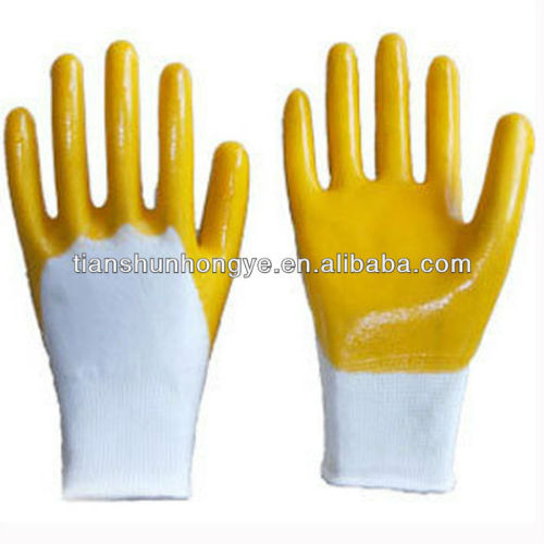 Industrial anti-abrasion work safety dipped pvc glove