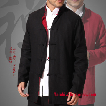 clothes and costume male clothes of traditional culture clothing male two-sided wear Kungfu wear jacket