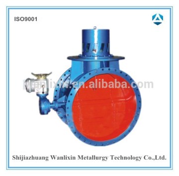 FS48W-2.5 butterfly style bleeding valve with electrical actuator