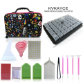 54 accessoires de bouteille Black Eva Rangement Box