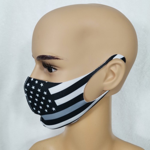 Ready to ship bandana china factory personalized face shield American flag spandex face guard veil