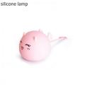 LED USB Children Soft Cartoon Silikonowa lampa nocna