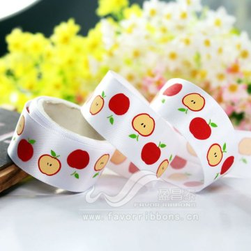 Polyester satin customized ribbon printing