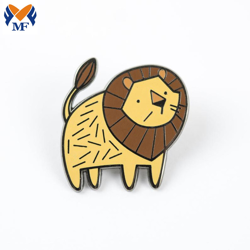 Lion Enamel Pin