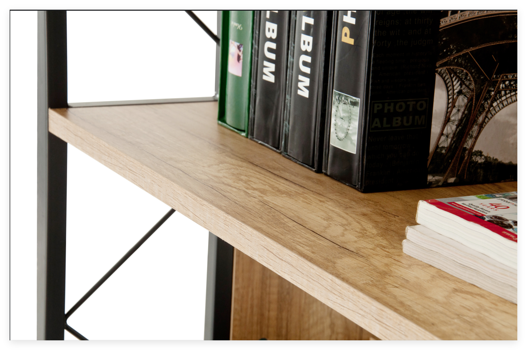 book shelf detail