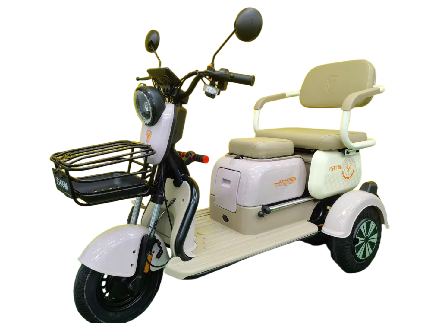 Compact Electric Tricycle for Easy Narrow Space Navigation