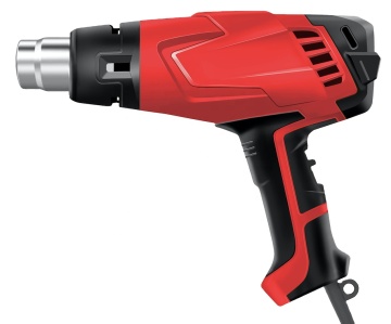 2000W Electric Heat Gun with Shrink Wrap and SMD Mini LCD Display
