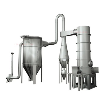 High efficiency starch spin flash dryer